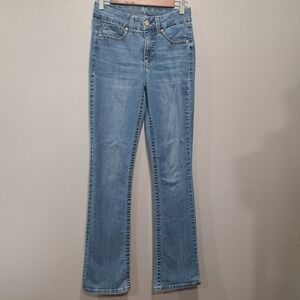 Seven7 Womens Skinny Jeans Medium Wash Blue Denim Size 4 RN109890